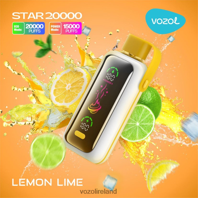 VOZOL Ireland - VOZOL STAR 20000 V0Z2J411 LEMON LIME