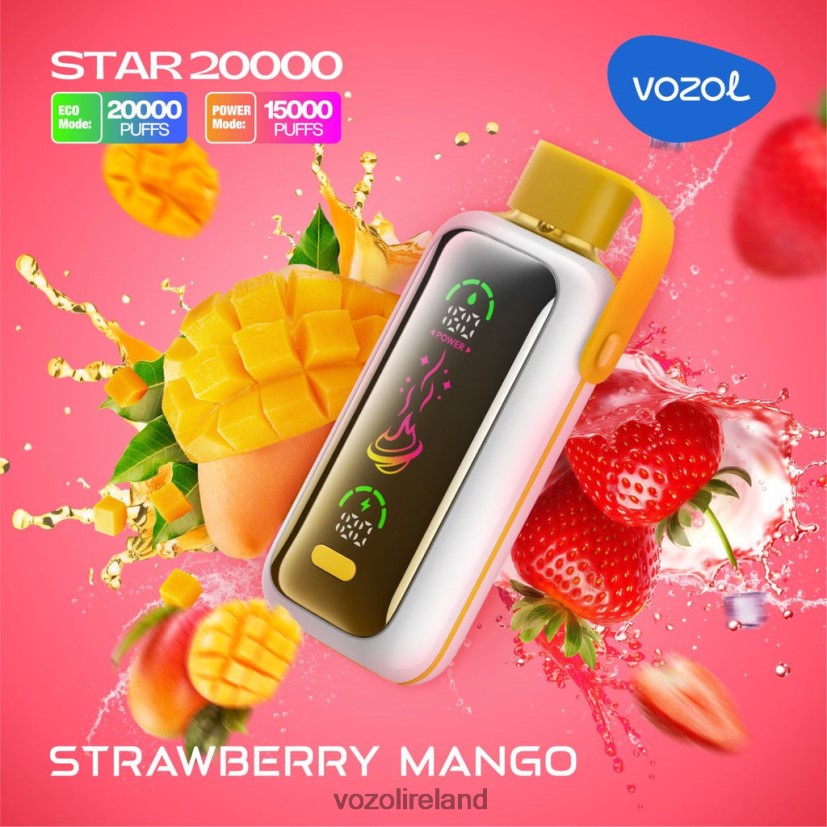 VOZOL Ireland - VOZOL STAR 20000 V0Z2J41 STRAWBERRY MANGO