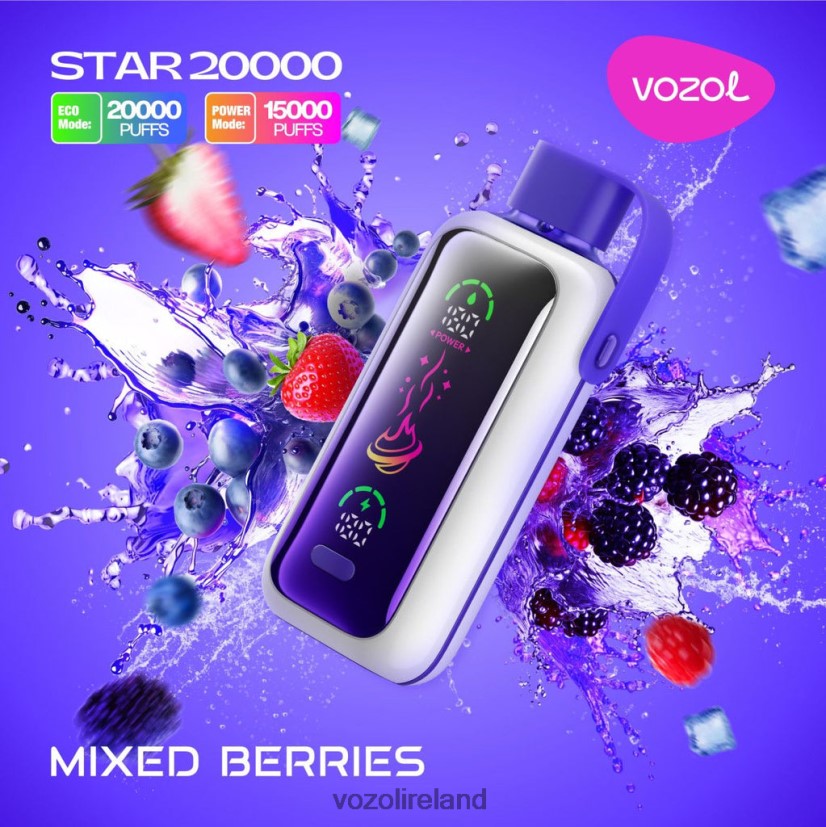 VOZOL Vape Dublin - VOZOL STAR 20000 V0Z2J414 MIXED BERRIES
