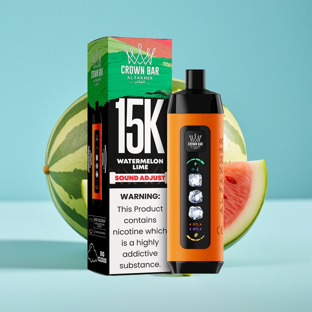 Al Fakher 15k Ice Adjust Clouds 15000 Puffs 22ml Watermelon Lime