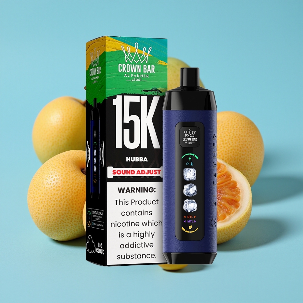 Al Fakher 15k Ice Adjust Clouds Disposable 15K Mesh 22ml Hubba