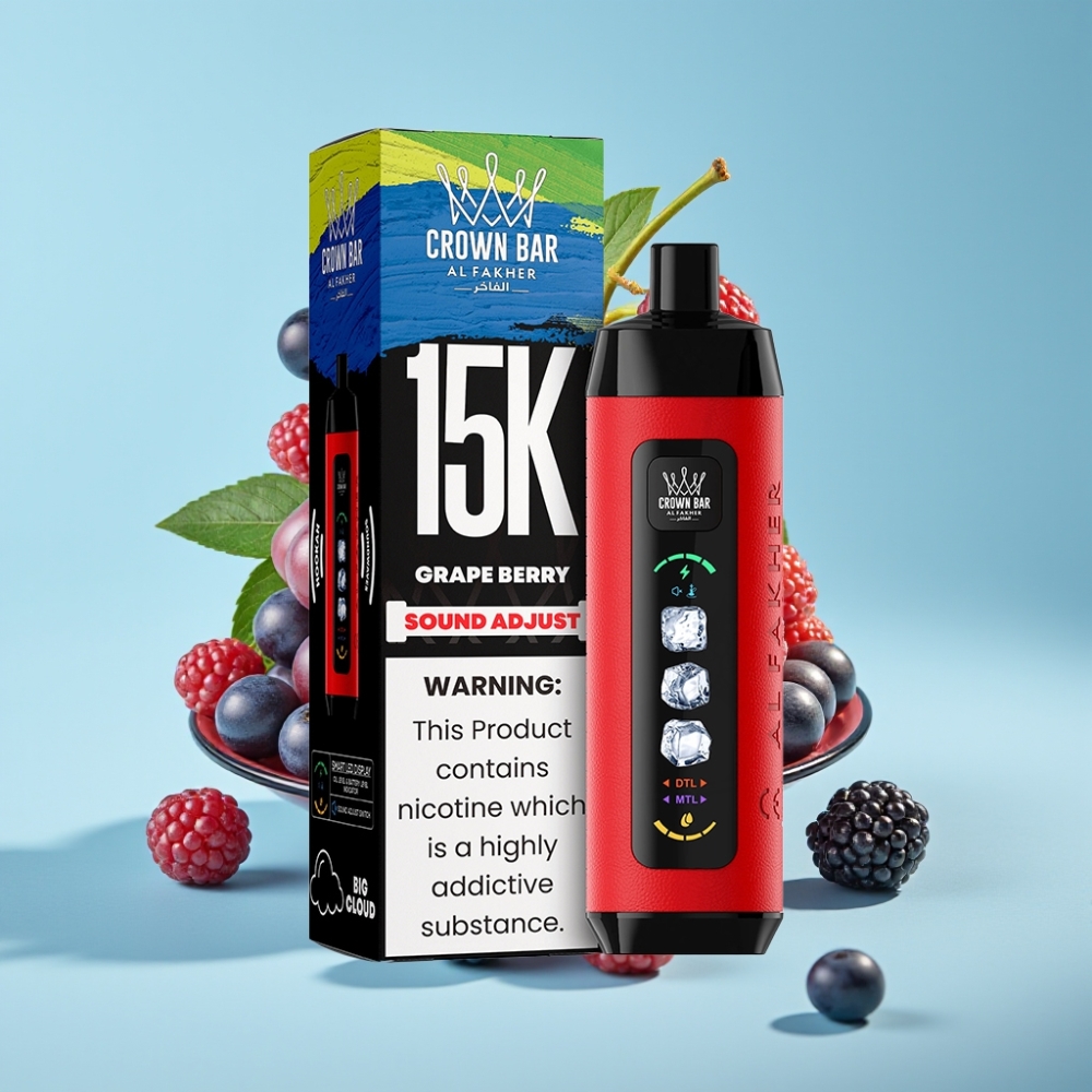 Al Fakher Adjust Clouds 15K Ice LED Mesh Grape Berry