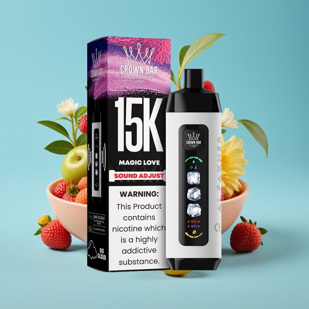 Al Fakher Ice Adjust Clouds 15K Magic Love 22mL 850mAh Mesh Coil