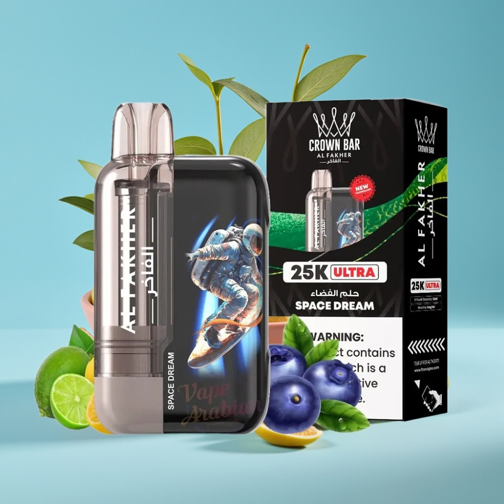 Al Fakher Crown Bar Ultra 25K LED Mesh Space Dream