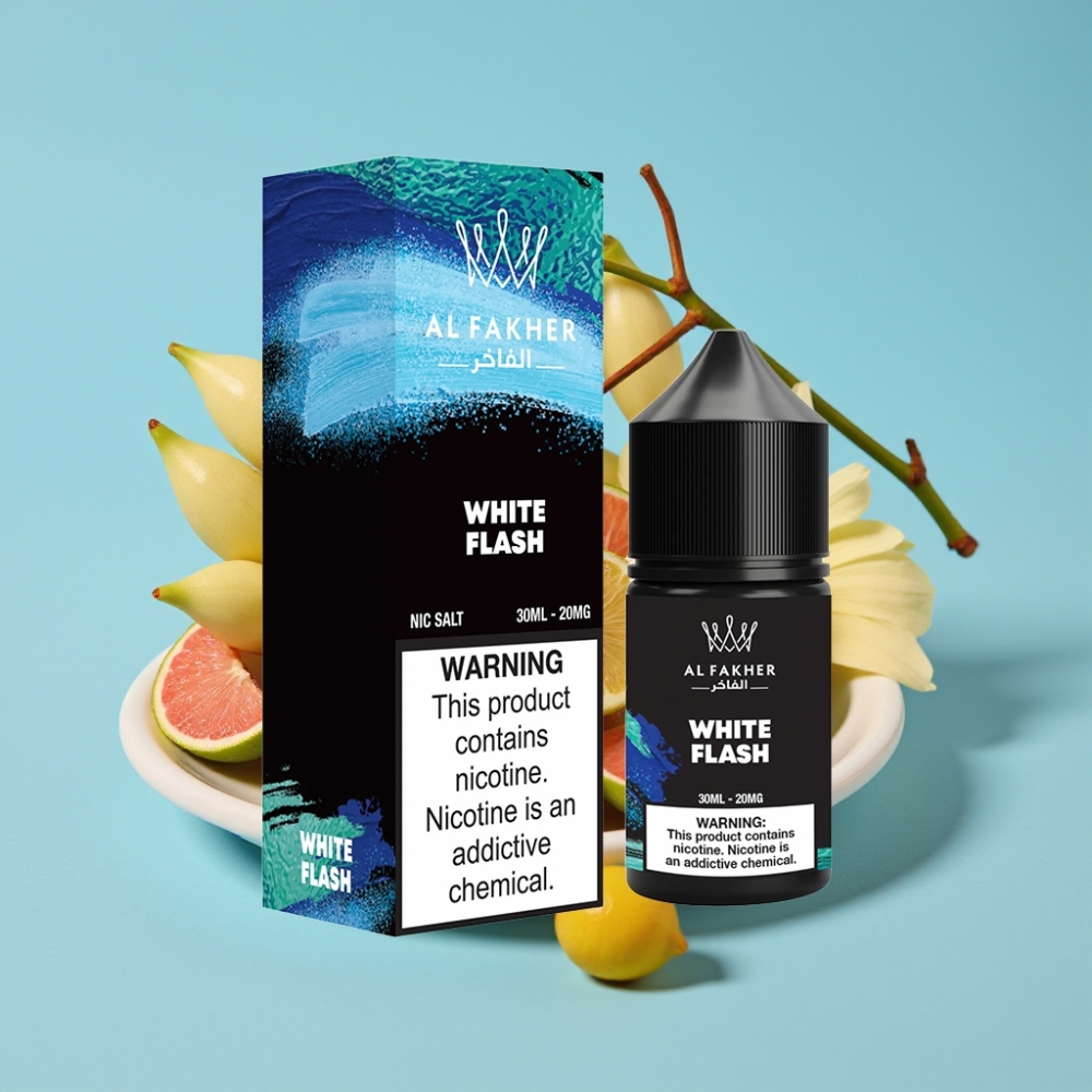 AL Fakher Nicotine Salt Puffs 30ml 20mg White Flash