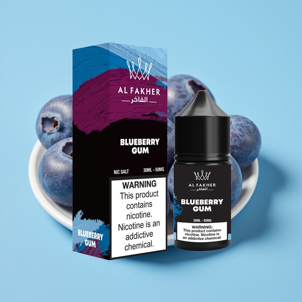 AL Fakher Nicotine Salt Puffs 30ml Blueberry Gum 50MG