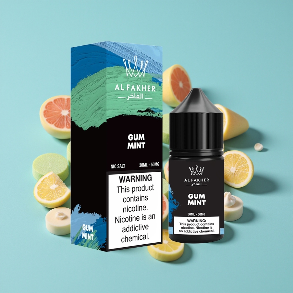 AL Fakher Nicotine Salt Puffs 30ml Gum Mint 50MG