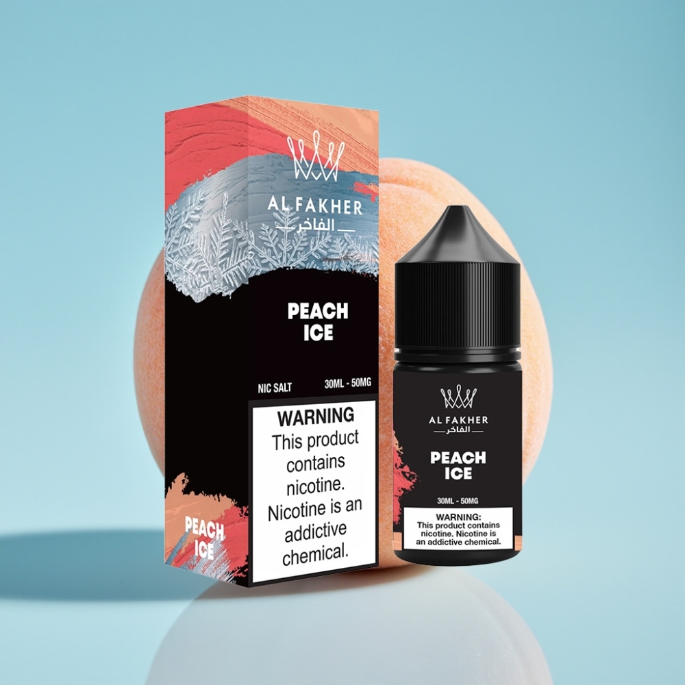 AL Fakher Nicotine Salt Puffs 30ml Peach Ice 50MG