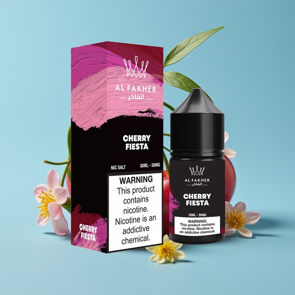 AL Fakher Nicotine Salt Puffs Cherry Fiesta 50MG 30ml
