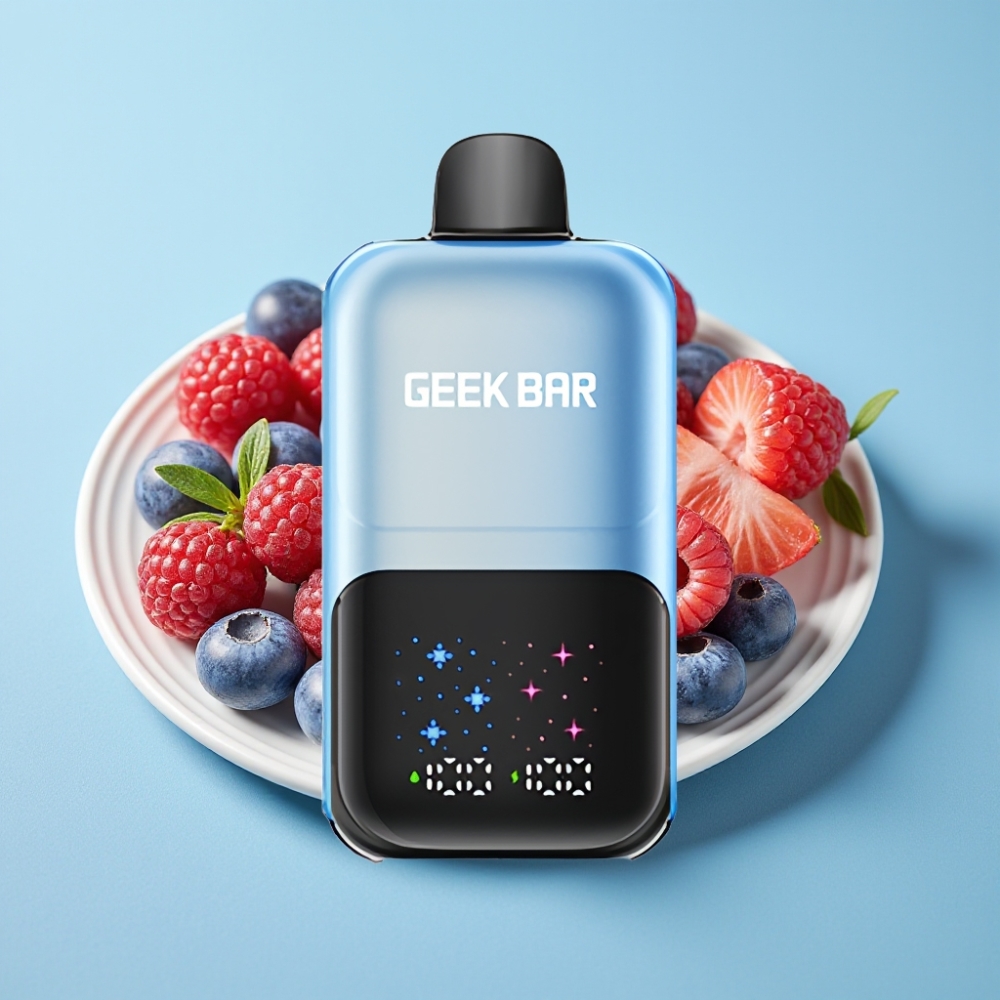 GEEK BAR 2GO 50000 Puffs Dual Tank 20mL Blueberry Raspberry Ice