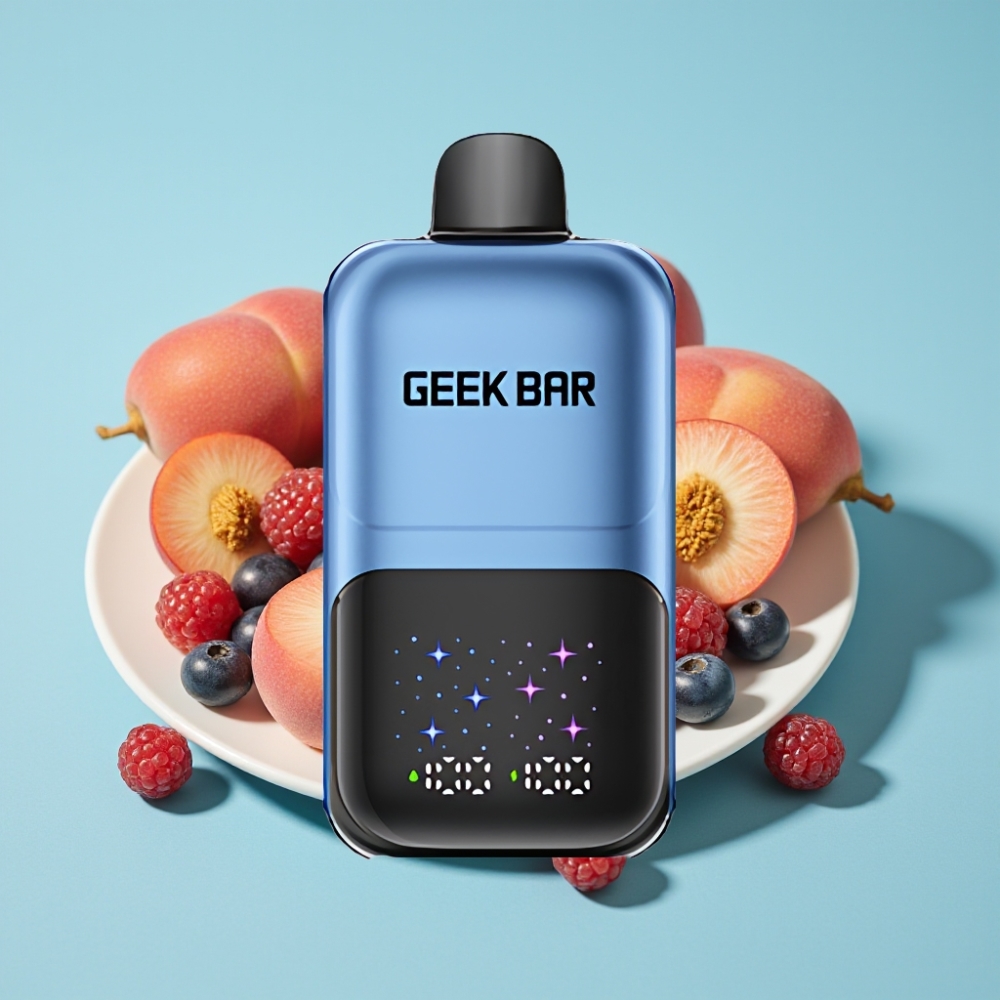 GEEK BAR 2GO 50000 Puffs Dual Tank 20mL Peach & Berries