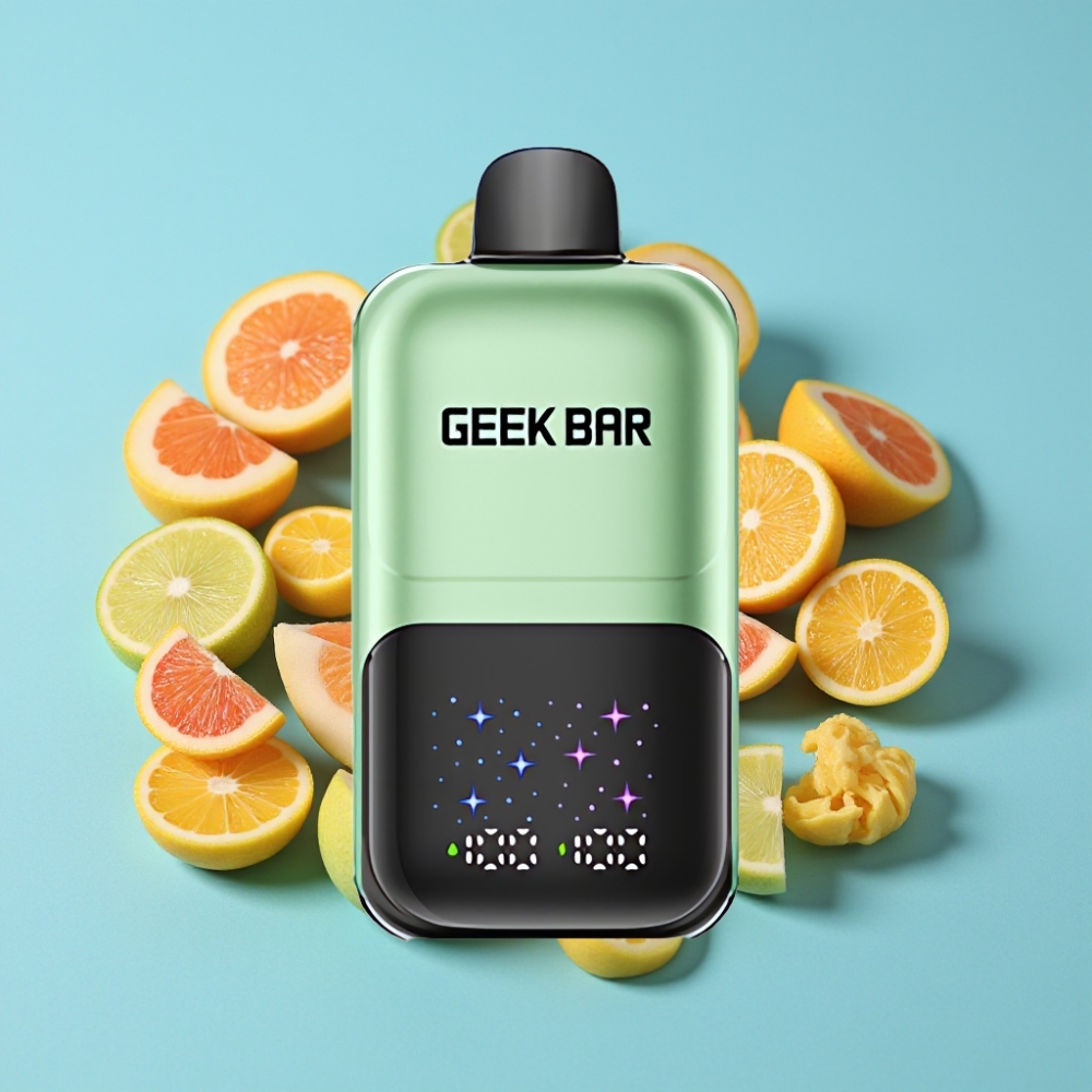 GEEK BAR 2GO 50000 Puffs Dual Tank Adjustable Flavor Sour Candy & Sour Fruits