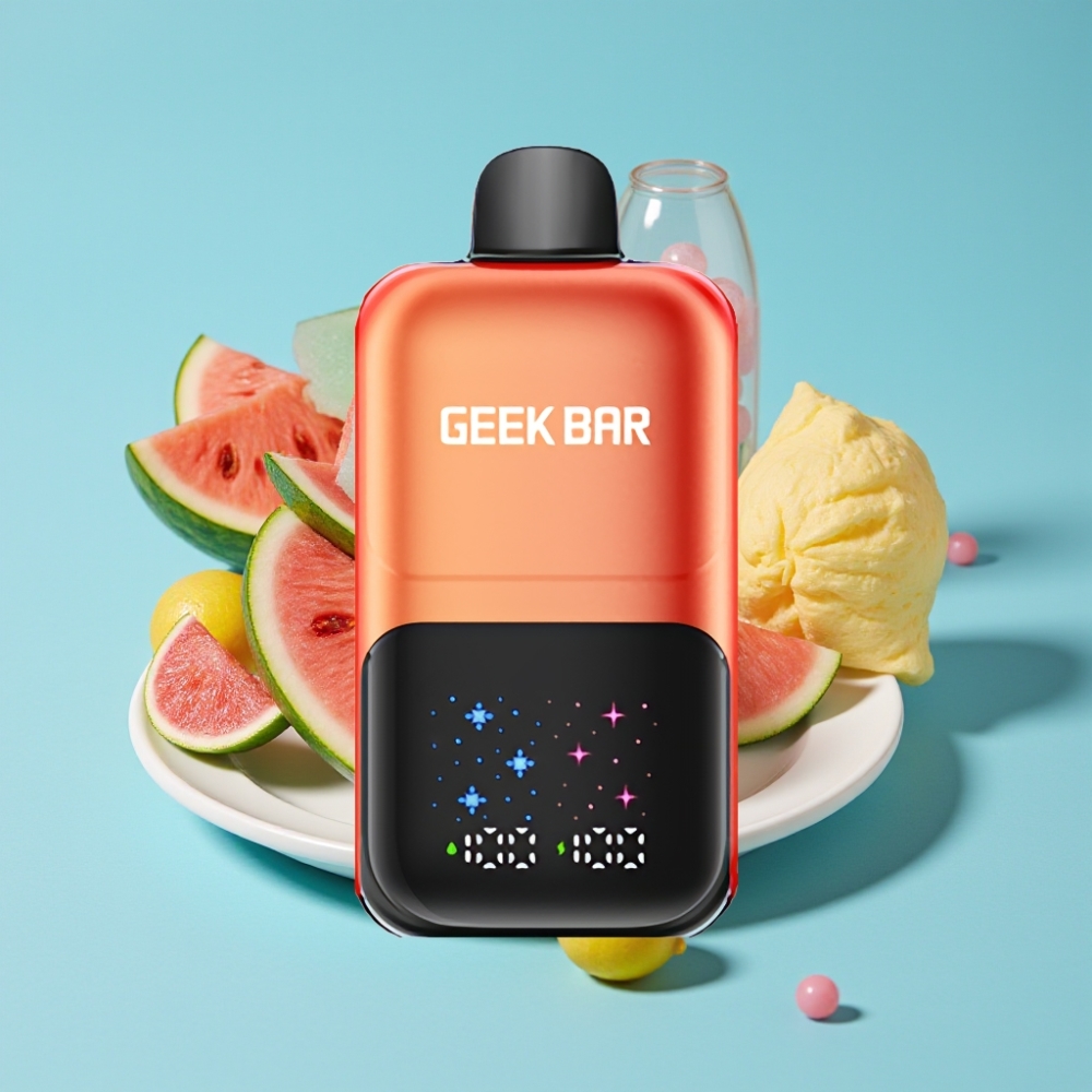 GEEK BAR 2GO 50000 Puffs Dual Tank Adjustable Flavor Watermelon Bubble Gum Ice