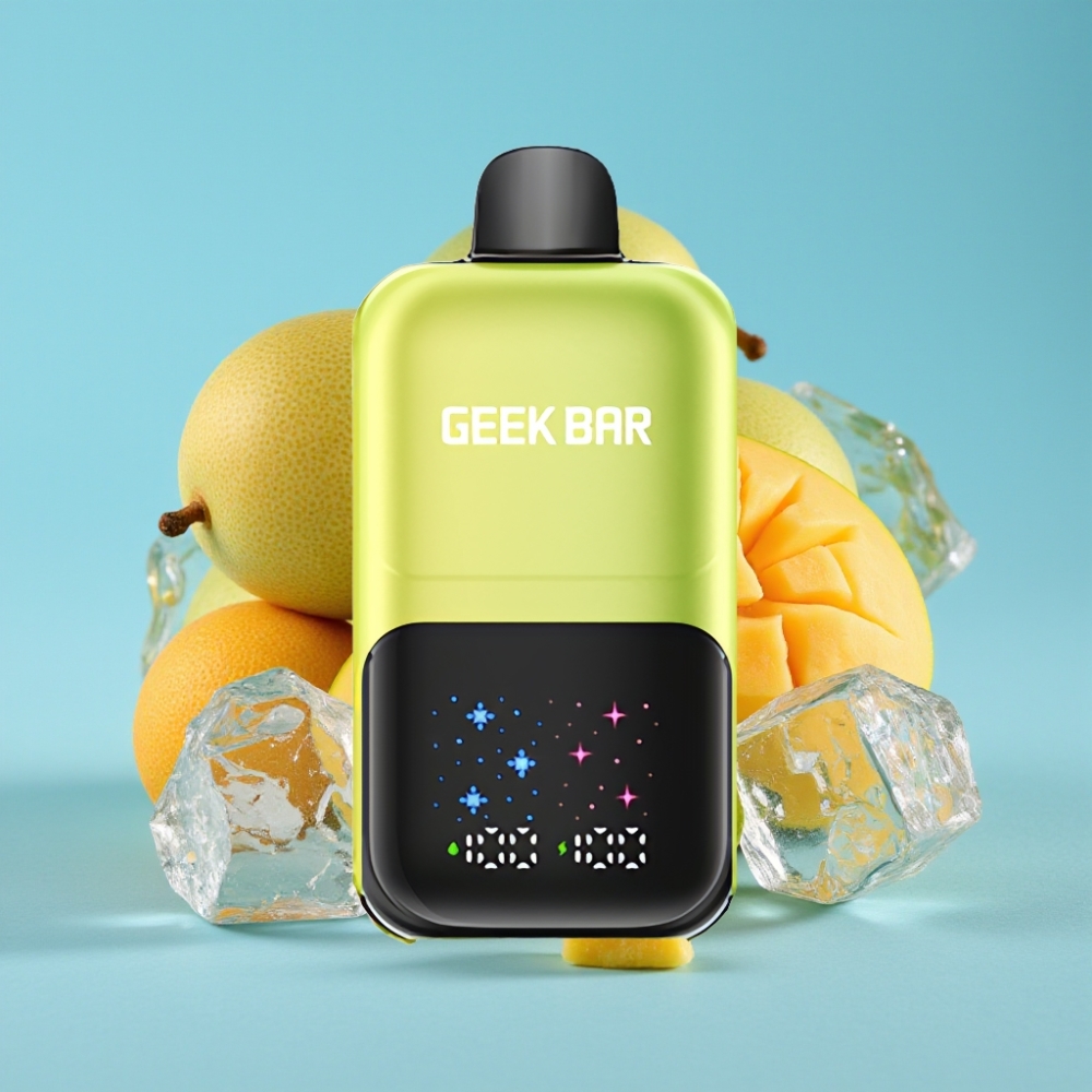 GEEK BAR 2GO 50000 Puffs Dual Tank Large Screen Mexico Mango Ice