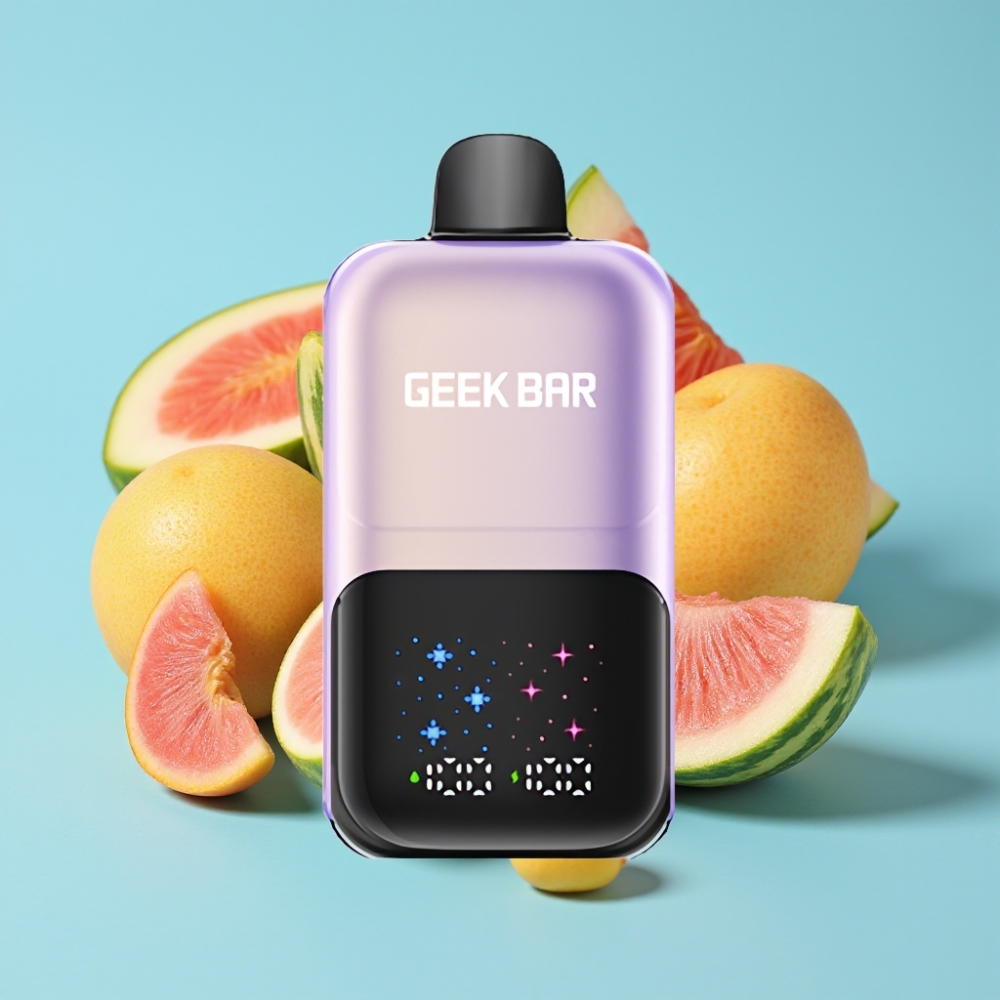 GEEK BAR 2GO 50K Puffs Dual Tank Adjustable Ice Peach Mango Watermelon