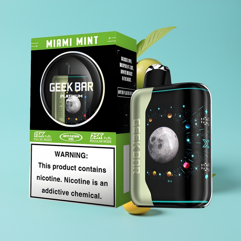 GEEK BAR Platinum 25000 Puffs Pulse Mode Miami Mint