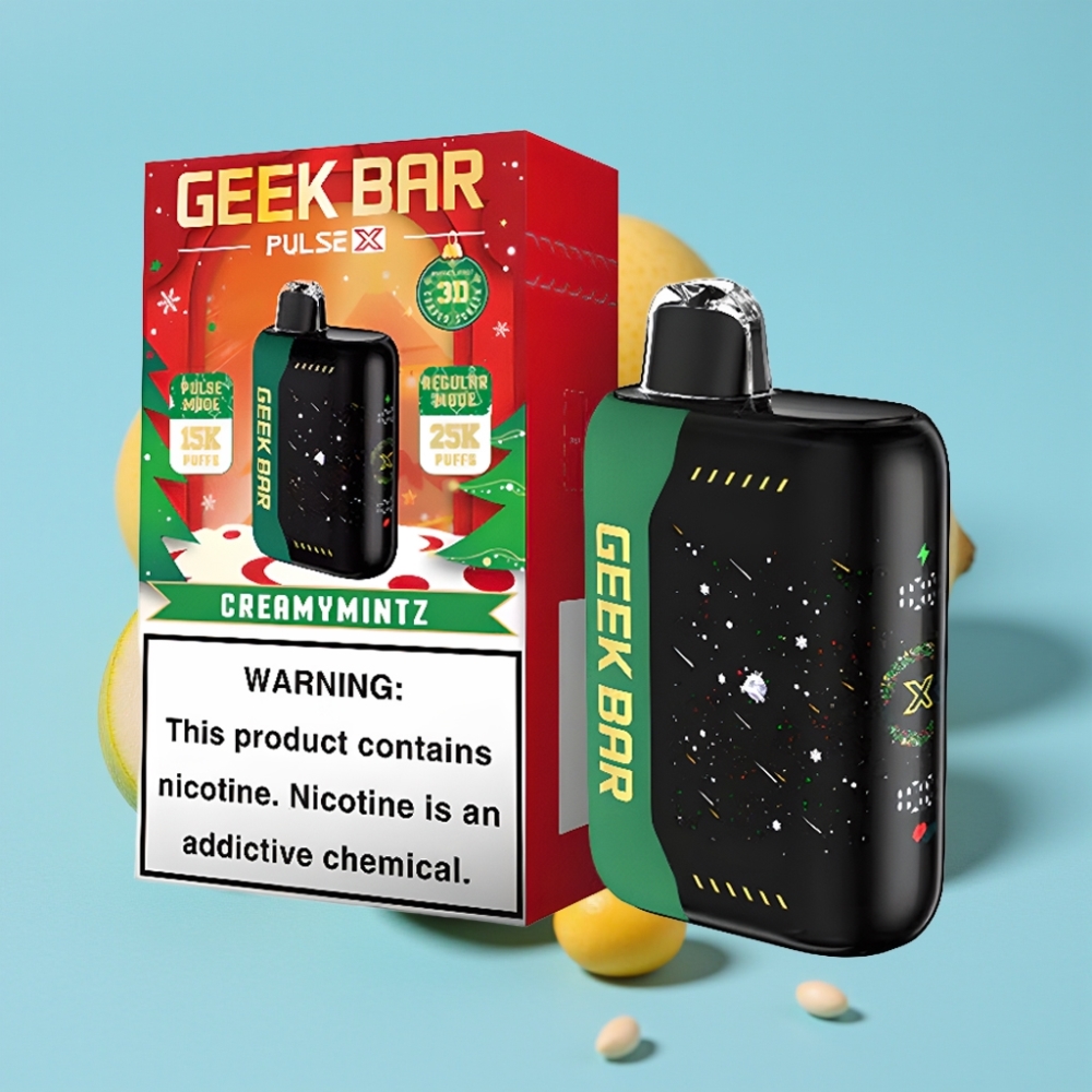 Geek Bar Pulse X 25000 Puffs Dual Mesh 18mL USB-C Christmas Edition