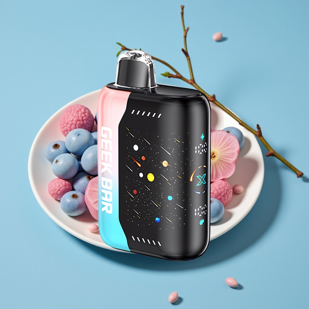 GEEK BAR Pulse X 42K Puffs Fast-Charging Dual Mesh Pink & Blue