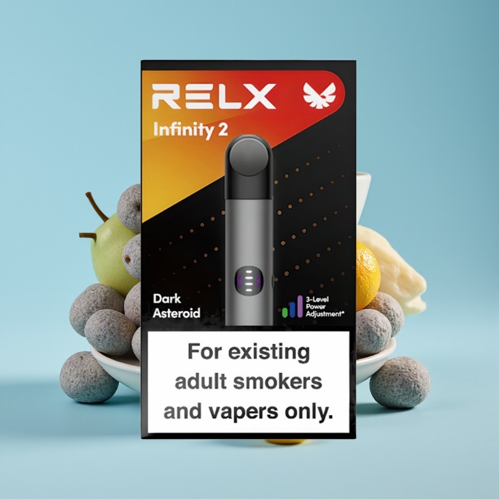 RELX Infinity 2 650 Puffs Grey Metallic USB-C 440mAh