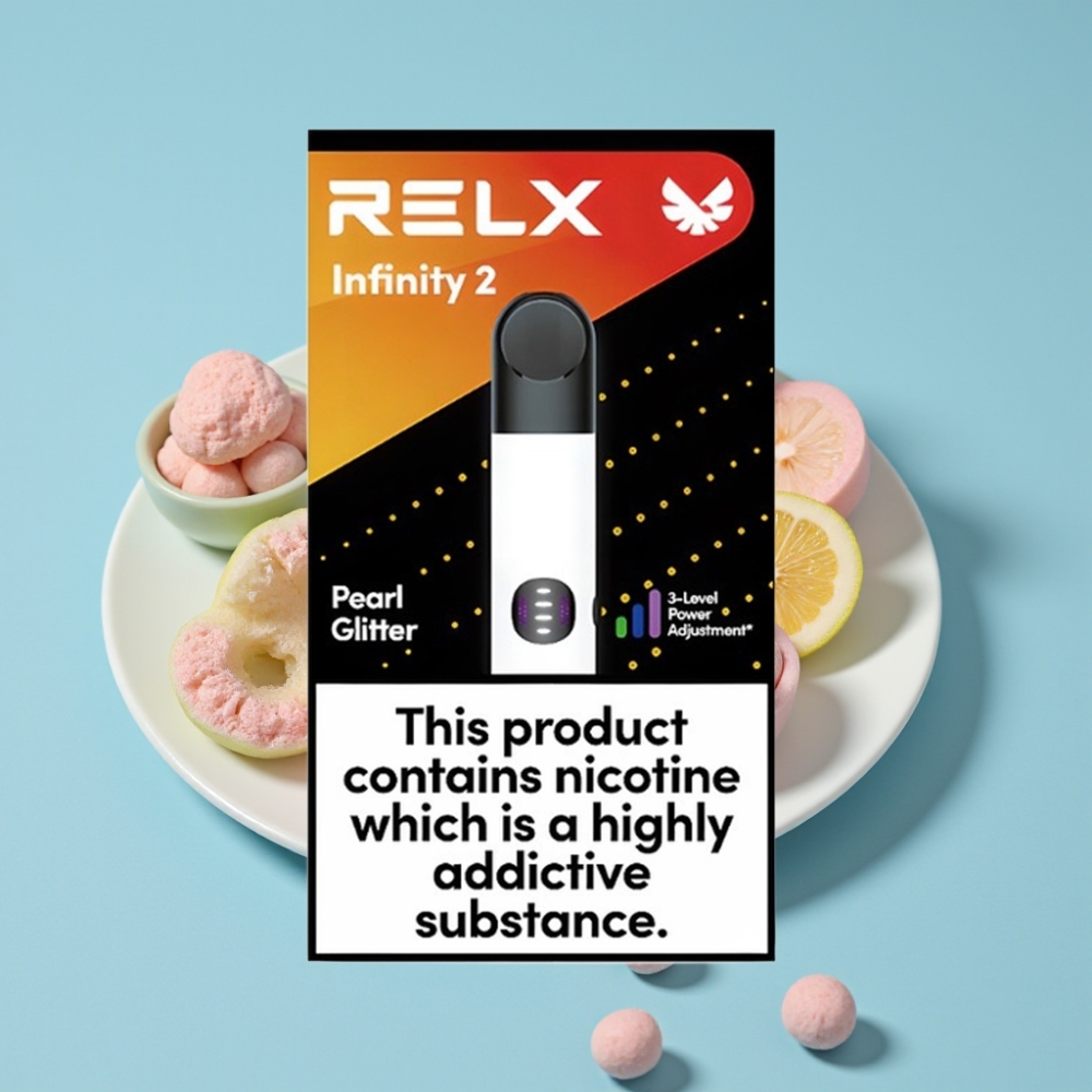 RELX Infinity 2 650 Puffs Pearl Powder Metallic USB-C