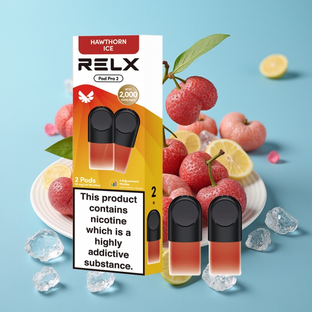 RELX Pod Pro 2 600 Puffs 1.8% Hawthorn Ice 1.9ml 3 Modes