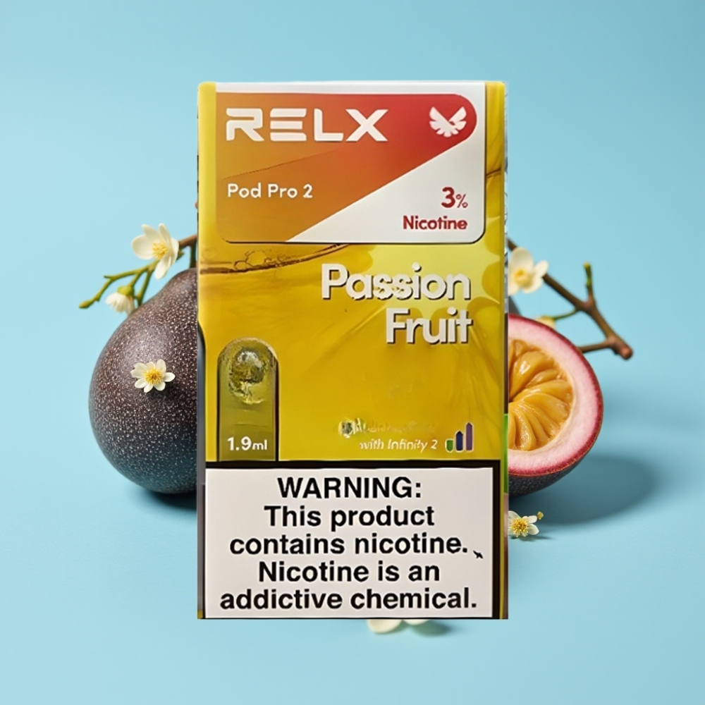 RELX Pod Pro 2 600 Puffs 3% Passion Fruit Eco Smooth Boost