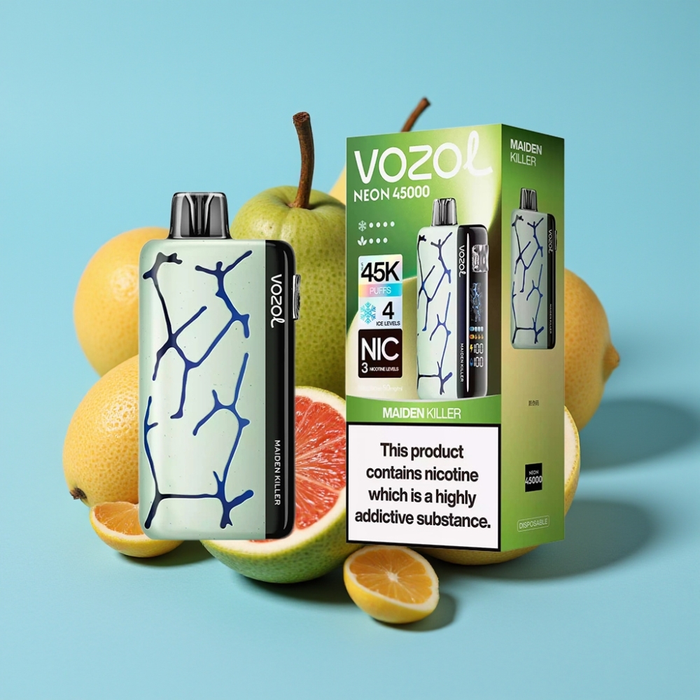 Vozol Neon 45K 45000 Puffs 20ml Mesh 50mg Maiden Killer